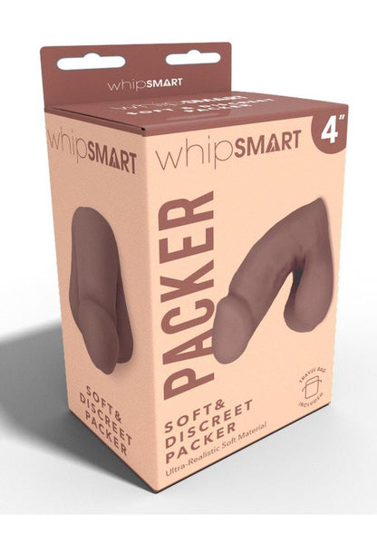 WhipSmart Soft and Discreet Packer - Chocolate - 4in