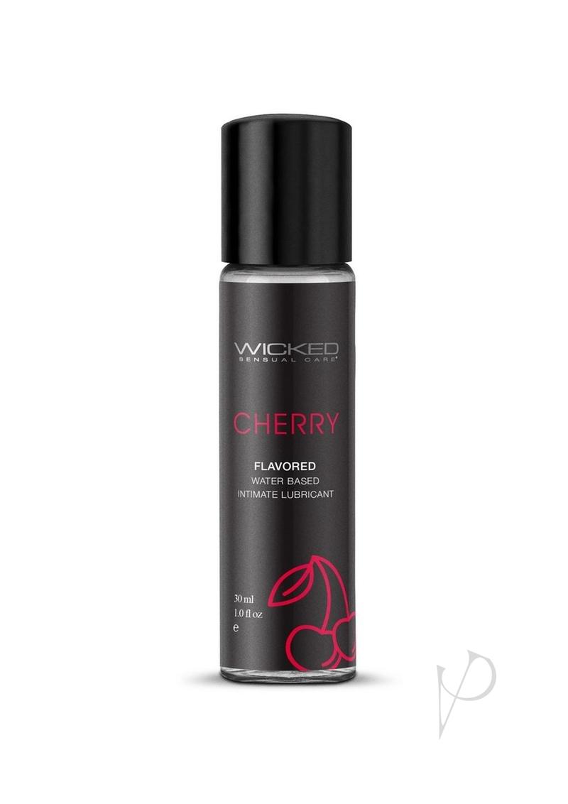 Wicked Aqua Water Based Flavored Lubricant Cherry - 1oz