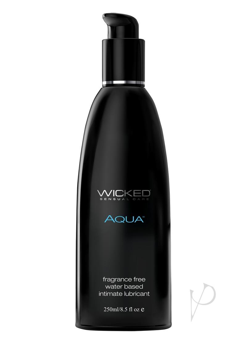 Wicked Aqua Water Based Lubricant Fragrance Free - 8.5oz