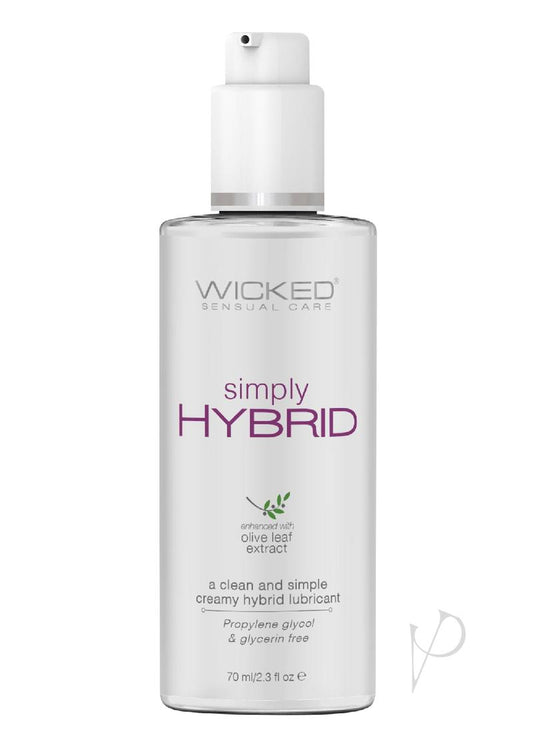 Wicked Simply Hybrid Lubricant with Olive Leaf Extract - 2.3oz