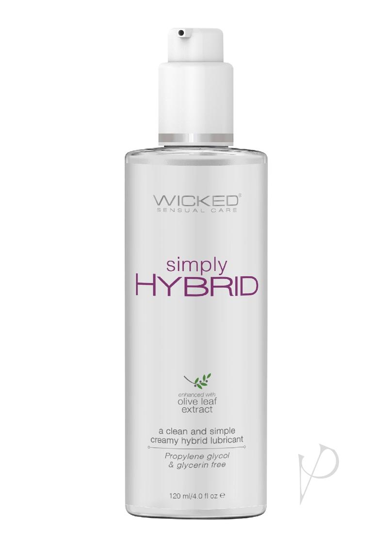 Wicked Simply Hybrid Lubricant with Olive Leaf Extract - 4oz