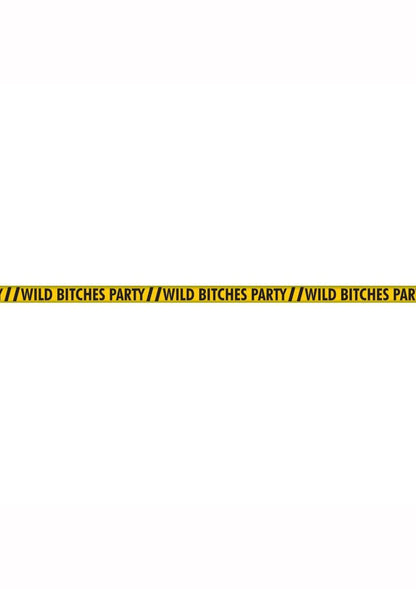 Wild Bitches Party Tape - Black/Yellow - 100ft