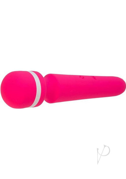 Wonderlust Destiny Silicone Rechargeable Wand Massager - Pink