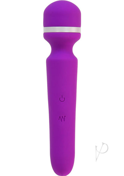 Wonderlust Destiny Silicone Rechargeable Wand Massager - Purple