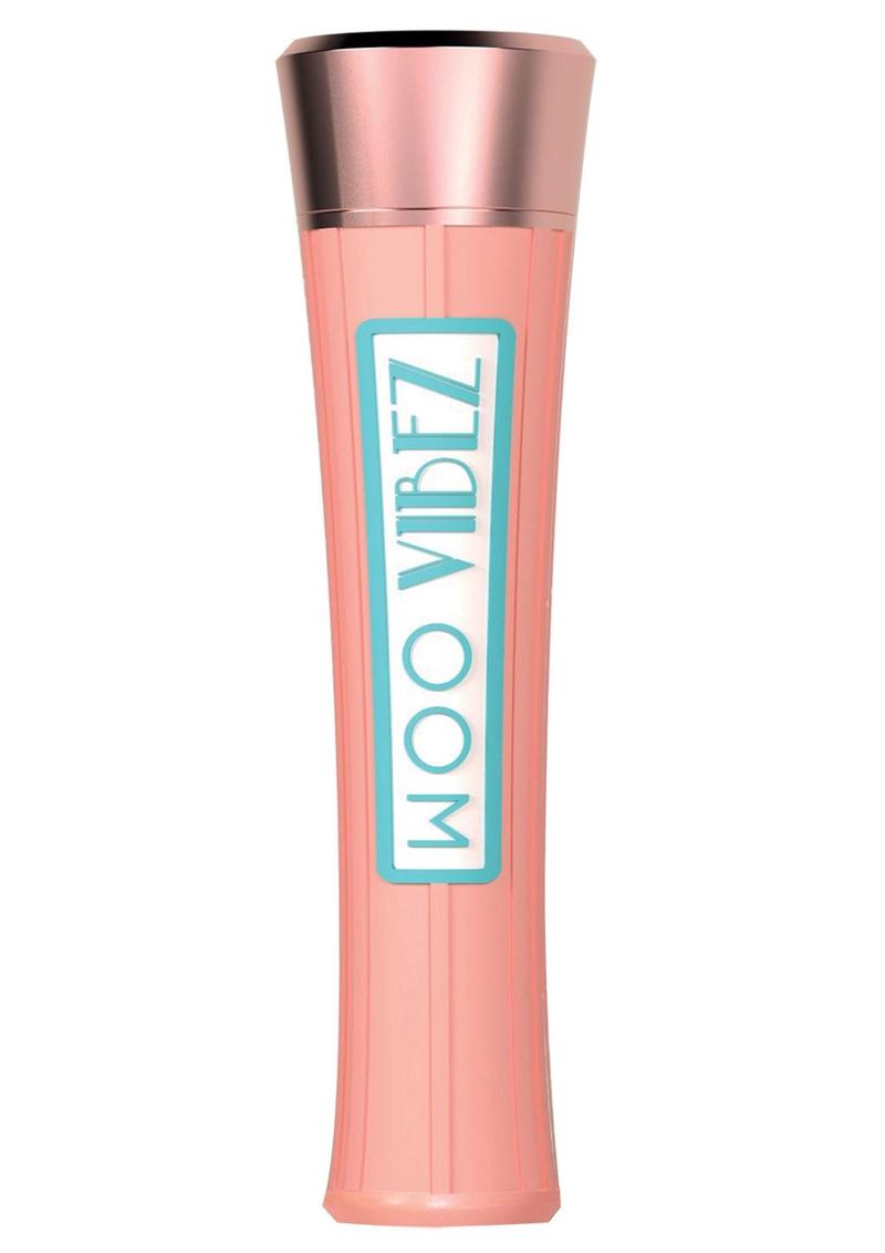 Woo Vibez Rechargeable Silicone Clitoral Stimulator - Rose Gold/White