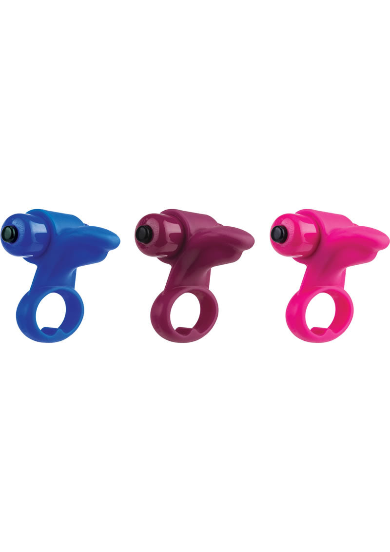 You Turn 2 Finger Vibrator - Assorted Colors - 6 Each Per Box