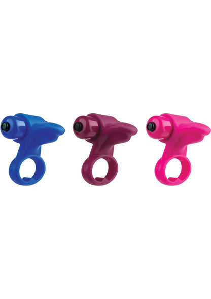 You Turn 2 Finger Vibrator - Assorted Colors - 6 Each Per Box
