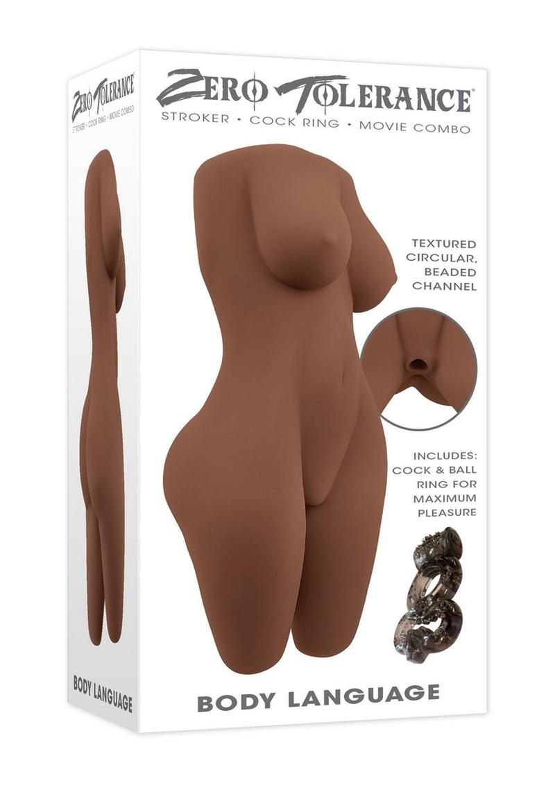 Zero Tolerance Body Language Stroker - Chocolate