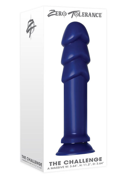 Zero Tolerance Challenge Anal Plug - Blue