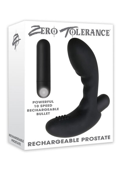 Zero Tolerance Eternal P-Spot Rechargeable Silicone Prostate Massager - Black