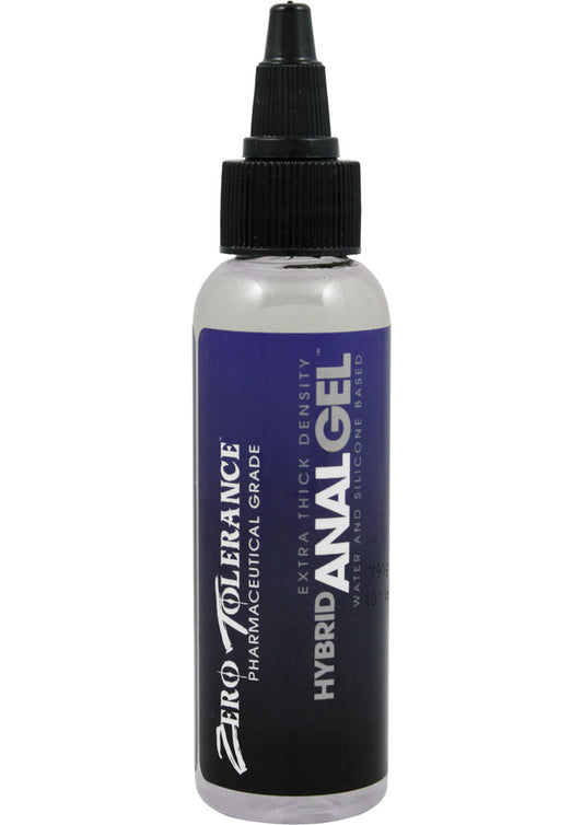 Zero Tolerance Hybrid Anal Gel Water and Silicone Based Extra Thick Density Lubricant - 2oz