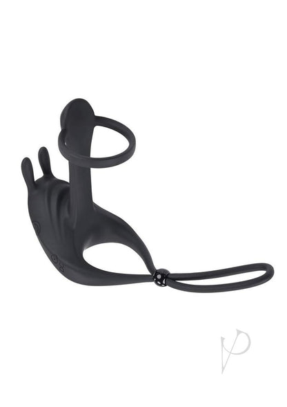 Zero Tolerance Saddle Up Rechargeable Silicone Cock Ring - Black