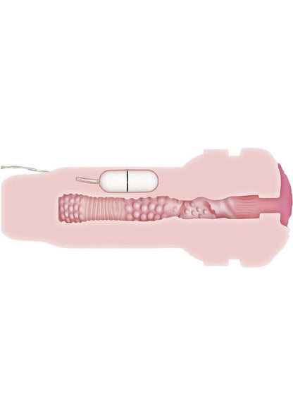 Zero Tolerance Shell Shock Rechargeable Vibrating Pussy Stroker with DVD Download