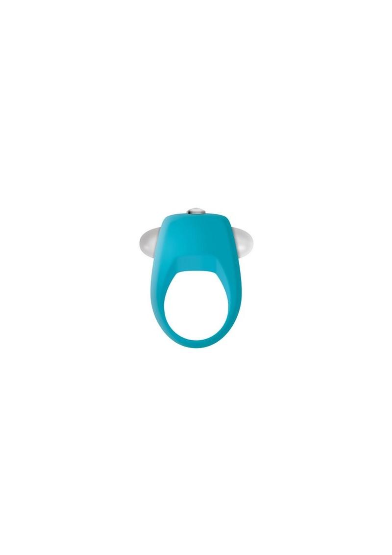 Zero Tolerance Teal Tickler Silicone Vibrating Cock Ring