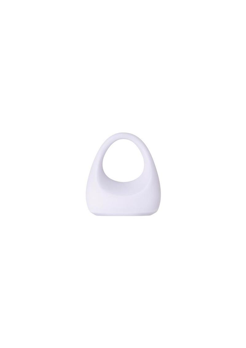 Zero Tolerance White Lightning Silicone Vibrating Cock Ring