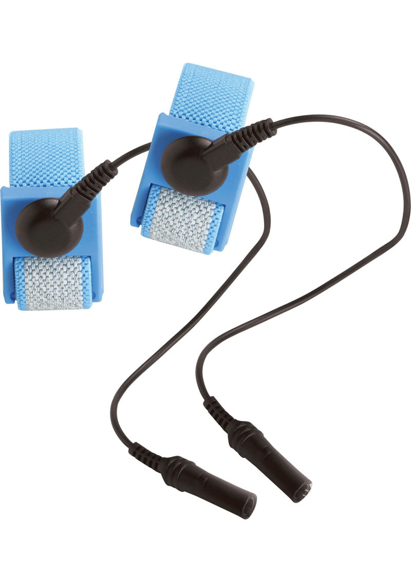 Zeus Electrosex C and B - Penis Bands - Elastic Fit - Black/Blue