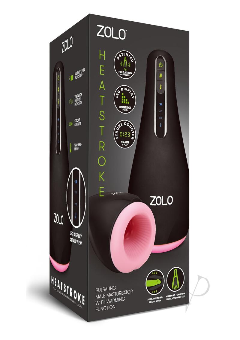 ZOLO Heatstroke Rechargeable Vibrating and Warming Masturbator - Black/Vanilla